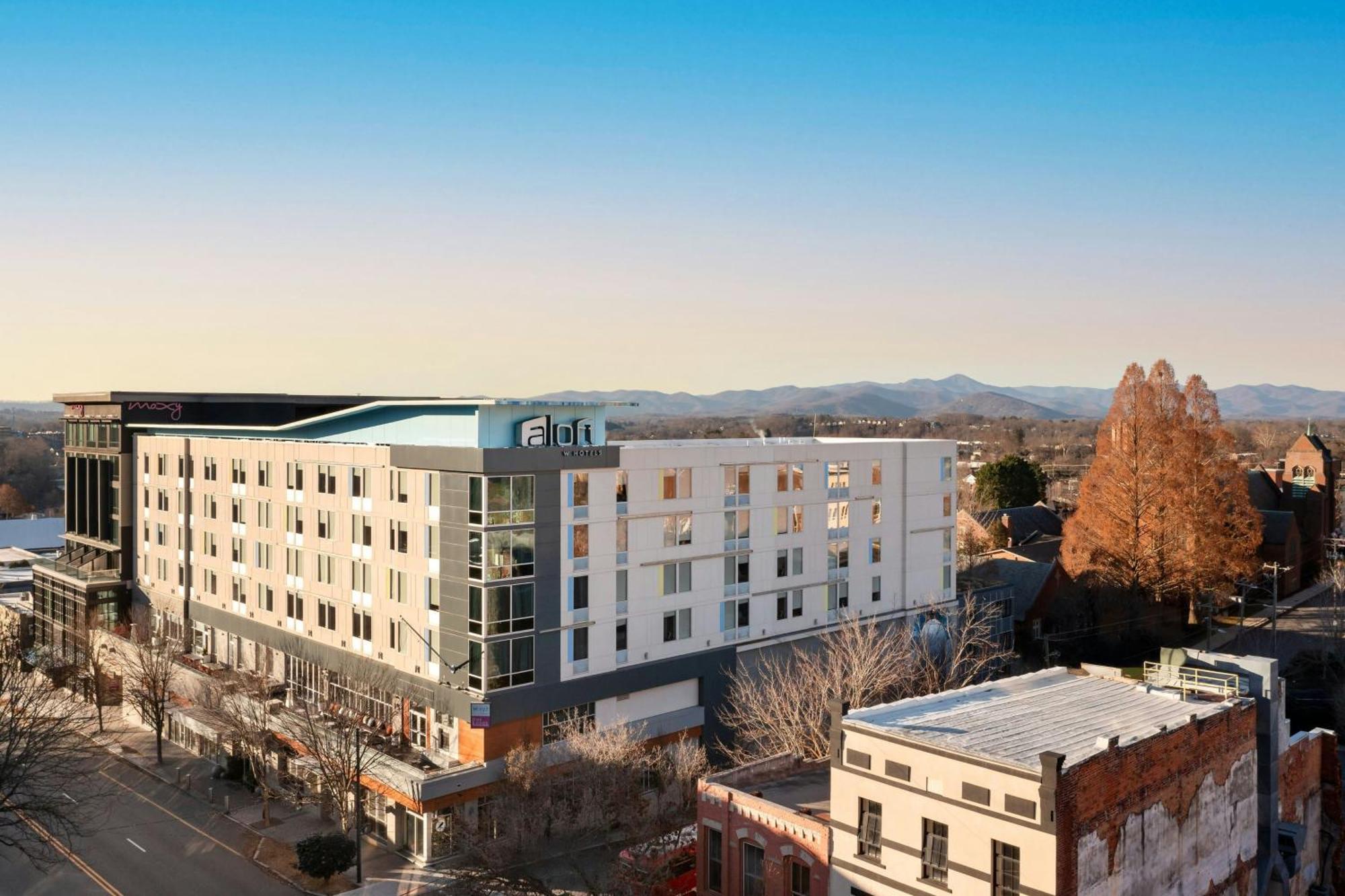 Aloft Asheville Downtown Exterior foto